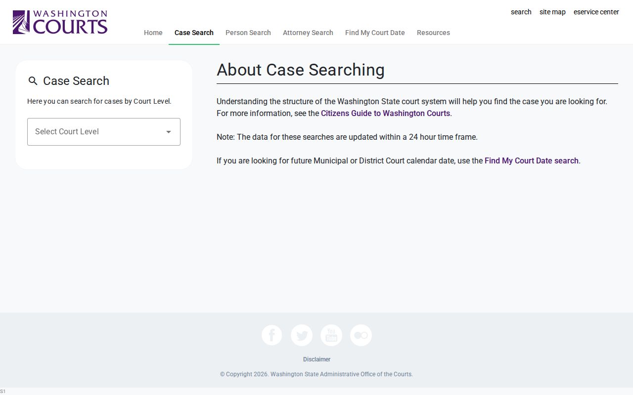 Garfield County traffic court record search selectors