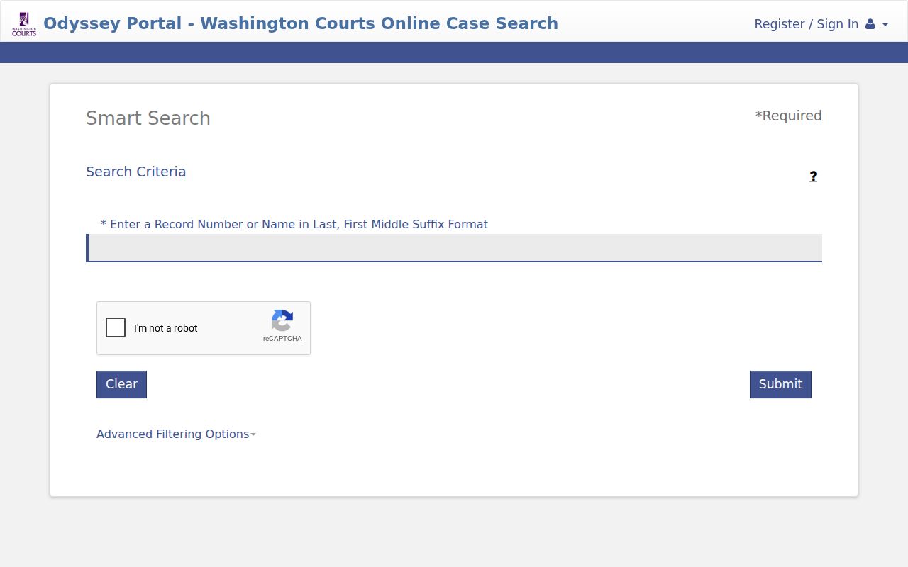 Official Odyssey public portal for Garfield County civil docket information